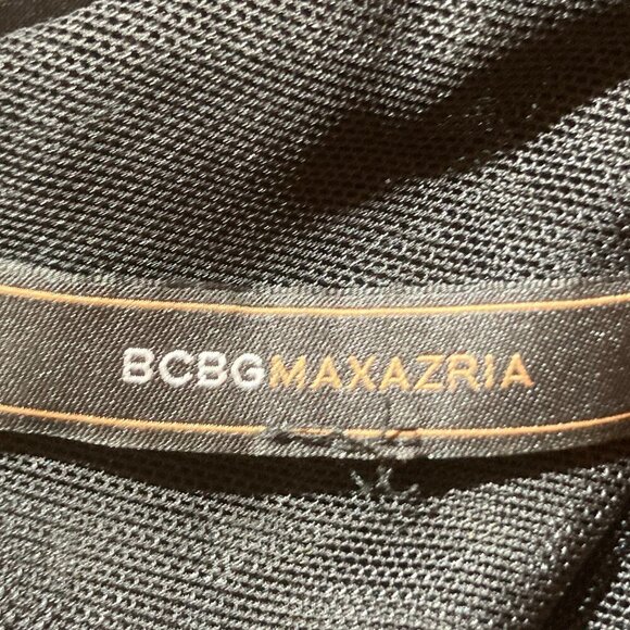 BCBGMaxAzria SZ 6 Black halter style cocktail dress party formal prom sexy 80s - Picture 9 of 12